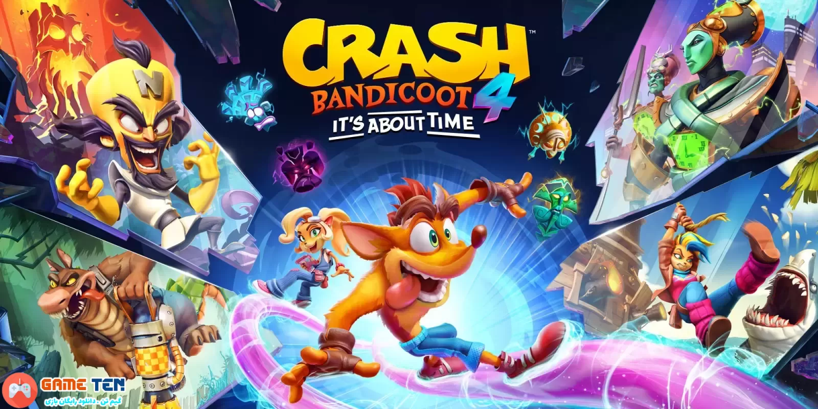 دانلود مود بازی Crash Bandicoot 4 Its About Time برای اندروید